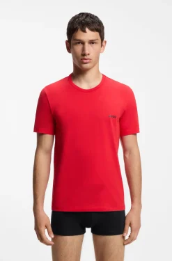 Three-pack of logo-print underwear T-shirts in cotton