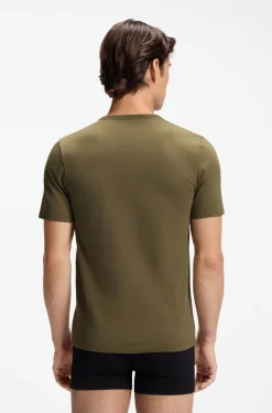Three-pack of logo-print underwear T-shirts in cotton