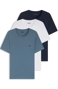 Three-pack of logo-print underwear T-shirts in cotton