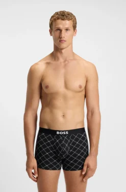 Three-pack of stretch-cotton boxer briefs