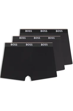 Three-pack of stretch-cotton logo-waistband boxer briefs