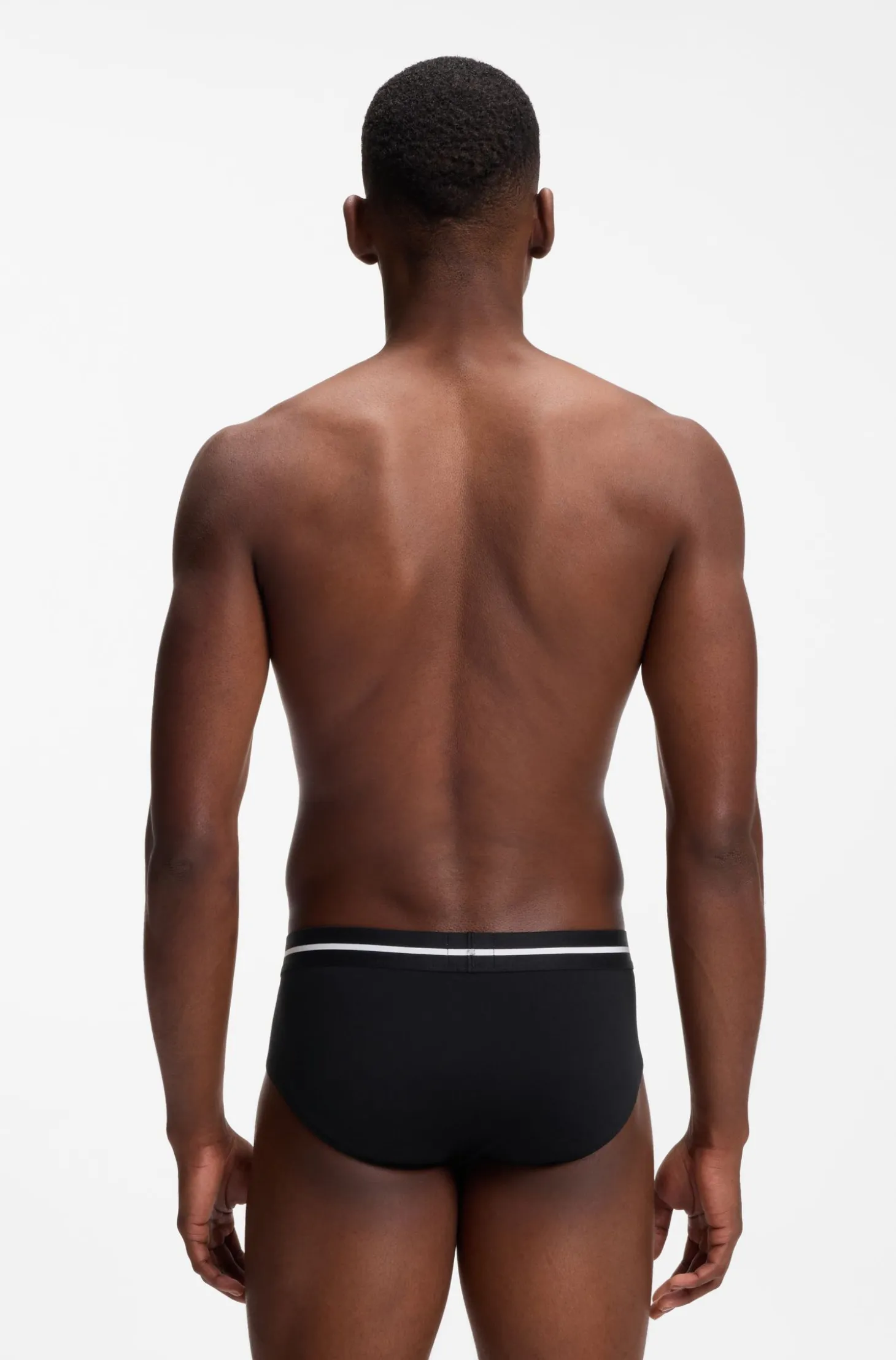 Three-pack of stretch-cotton trunks