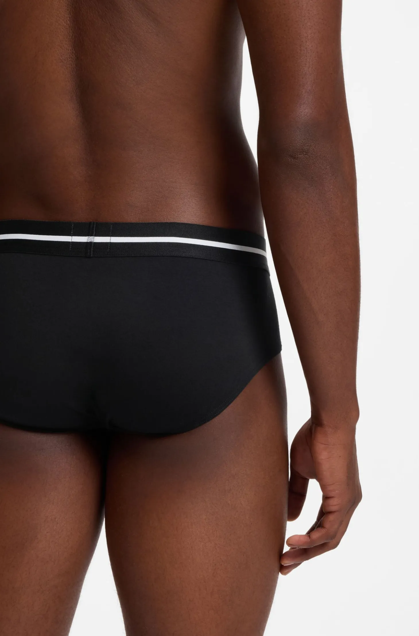Three-pack of stretch-cotton trunks