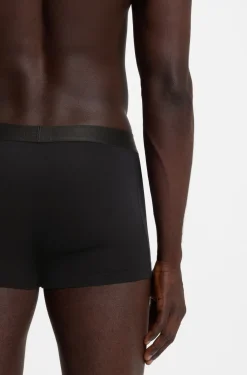 Three-pack of stretch-cotton trunks with logo waistbands