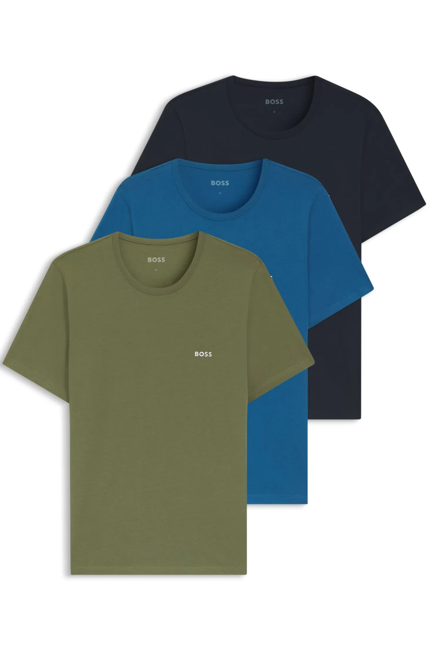 Three-pack of underwear T-shirts in cotton