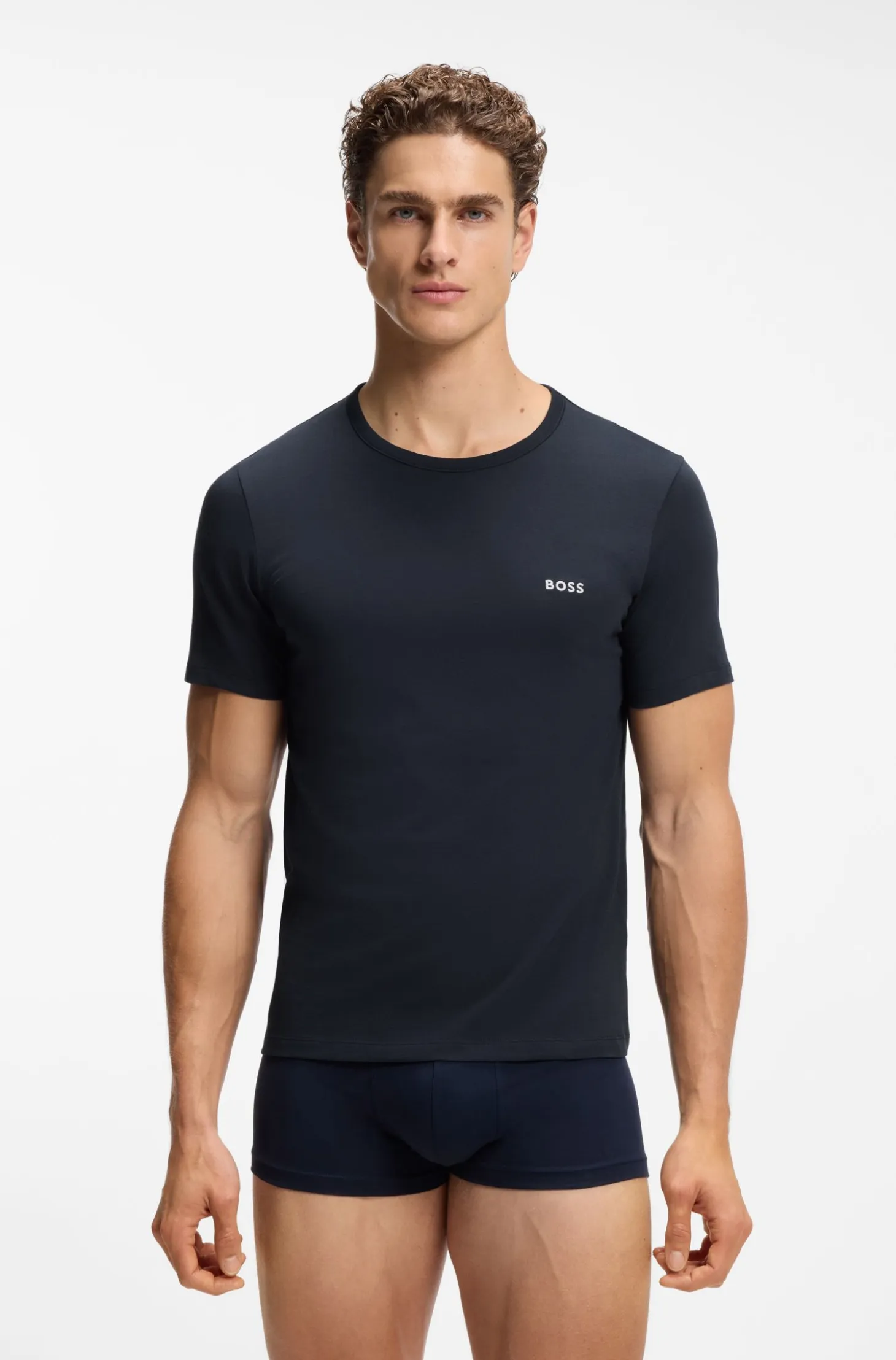 Three-pack of underwear T-shirts in cotton