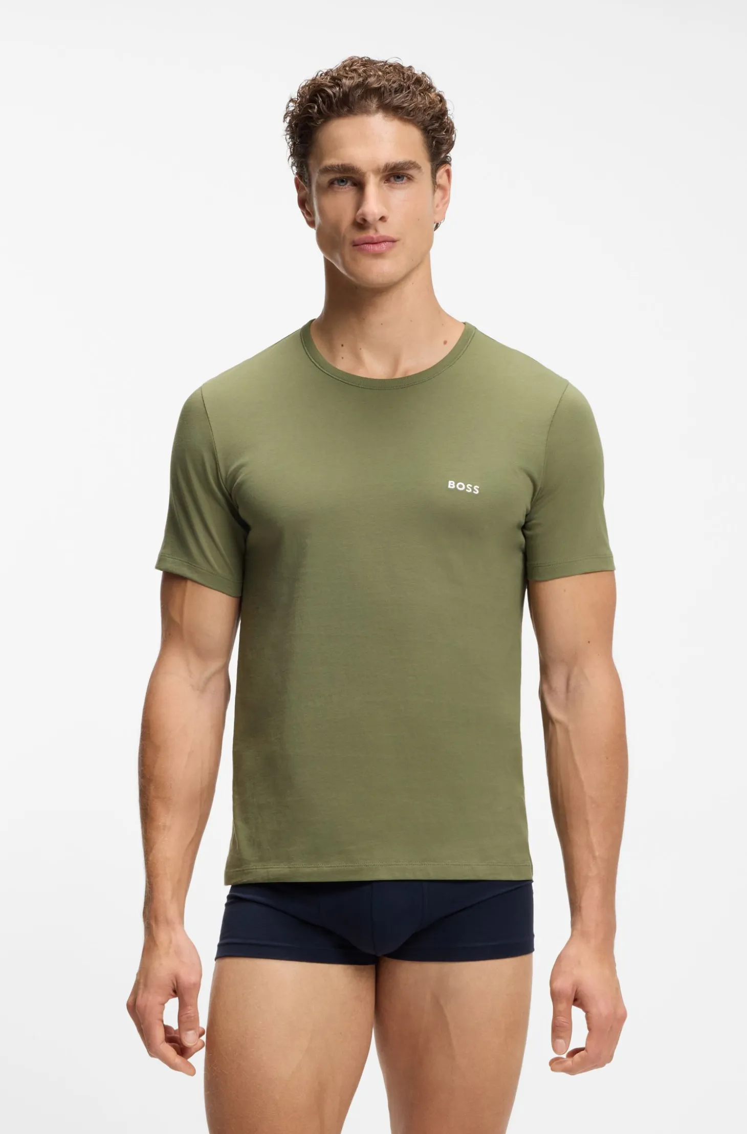 Three-pack of underwear T-shirts in cotton