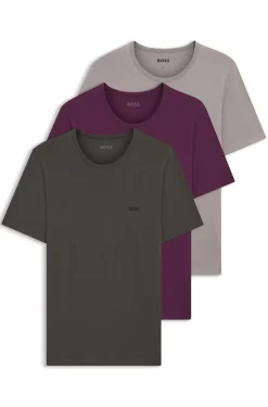 Three-pack of underwear T-shirts in cotton