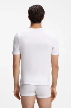 Three-pack of V-neck underwear T-shirts in cotton