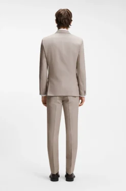 Three-piece extra-slim-fit suit