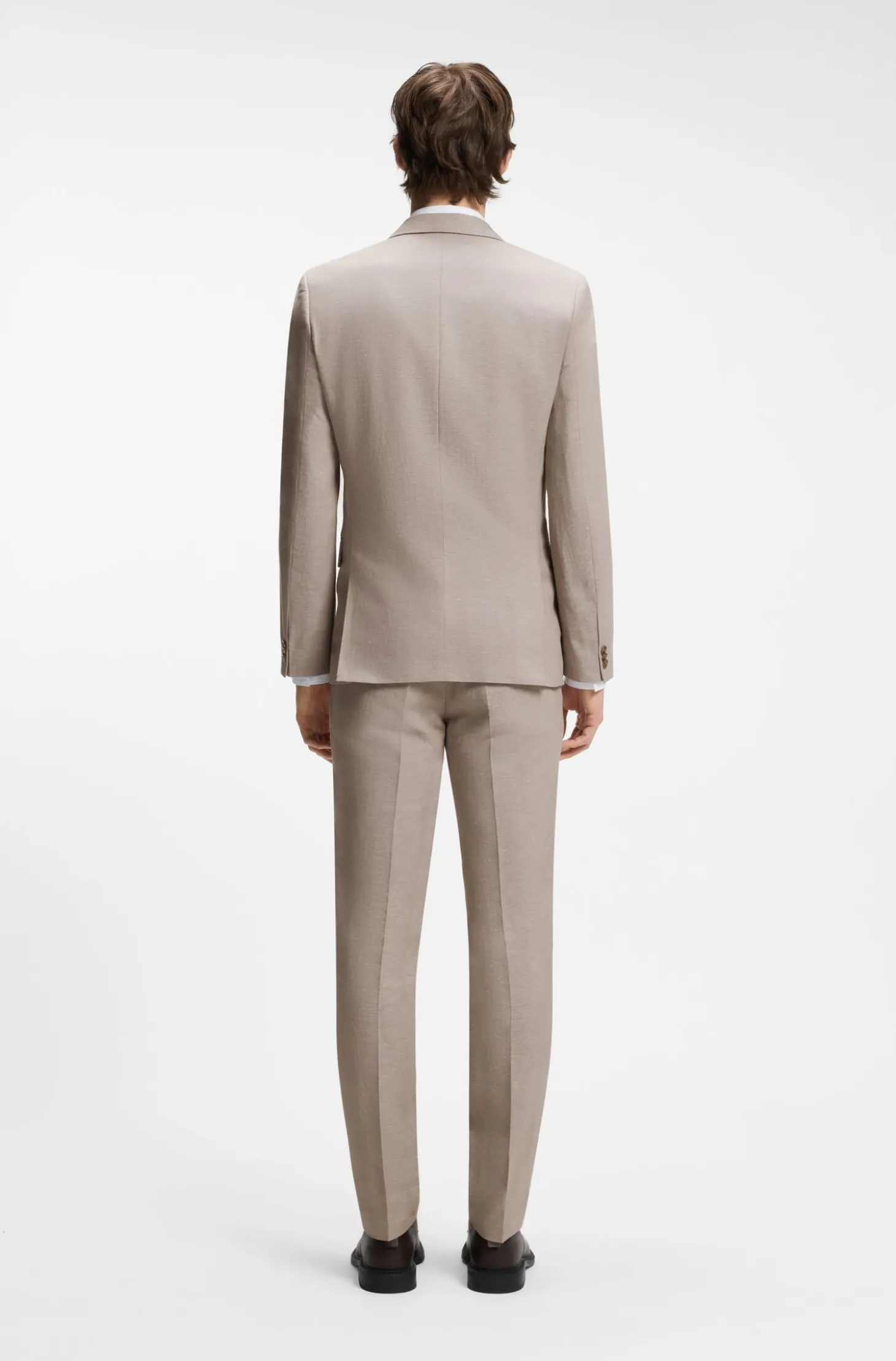 Three-piece extra-slim-fit suit