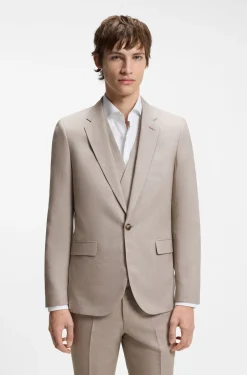 Three-piece extra-slim-fit suit