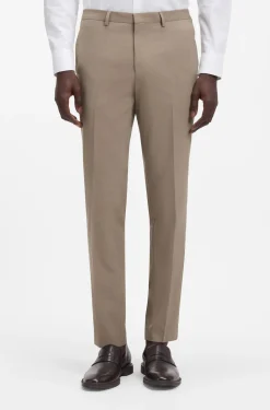 Three-piece extra-slim-fit suit in stretch dobby