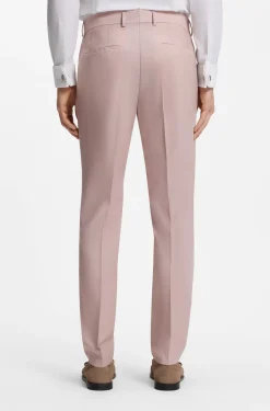 Three-piece slim-fit suit in virgin wool