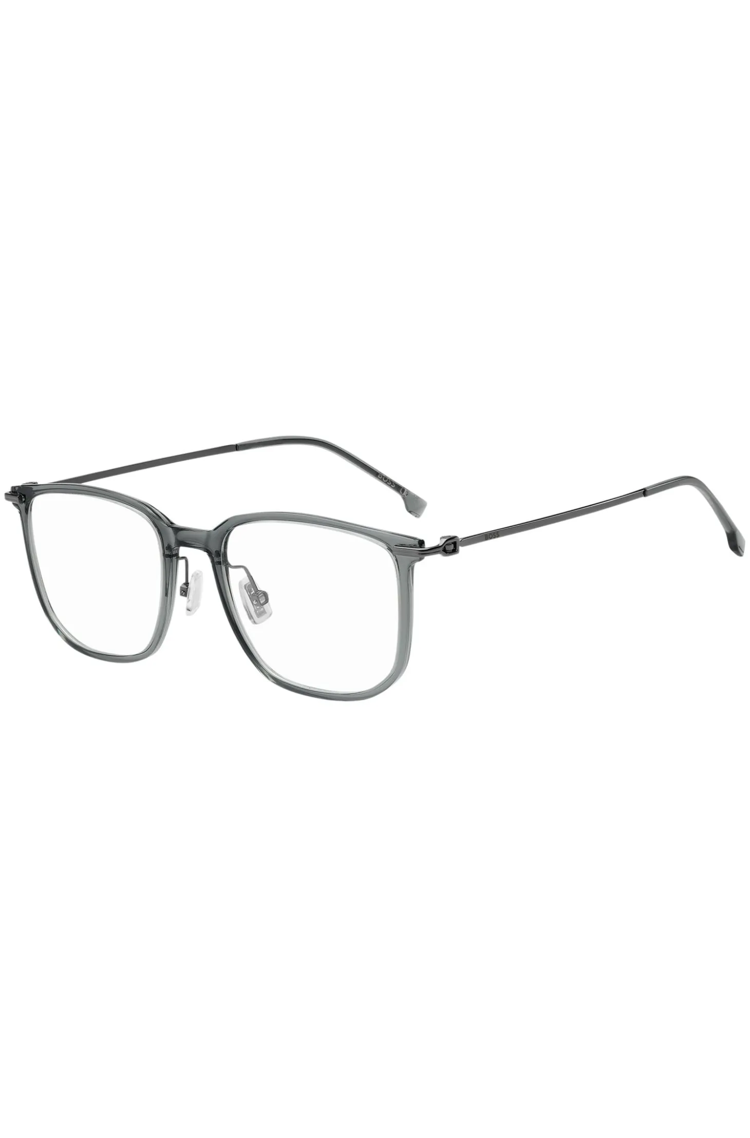 Titanium optical frames with lasered logo