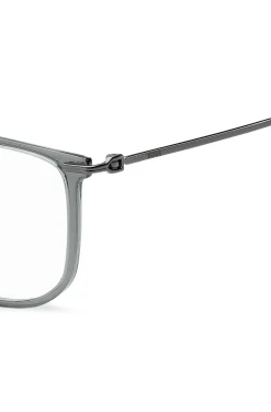 Titanium optical frames with lasered logo