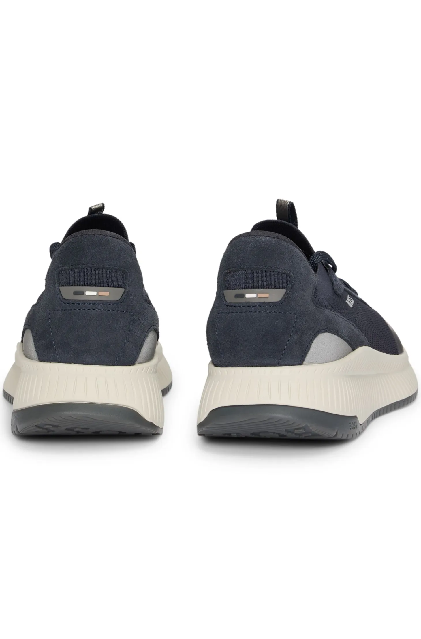 TTNM EVO trainers with knitted uppers and suede trims