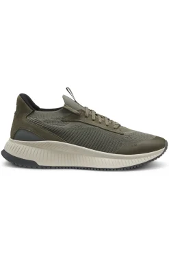 TTNM EVO trainers with knitted uppers and suede trims