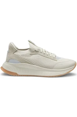 TTNM EVO trainers with knitted uppers and suede trims