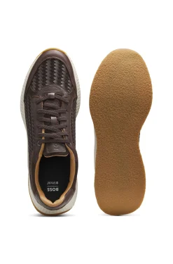 TTNM EVO trainers with woven uppers and suede trims