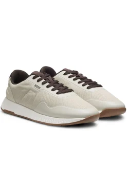TTNM mesh trainers with smooth trims