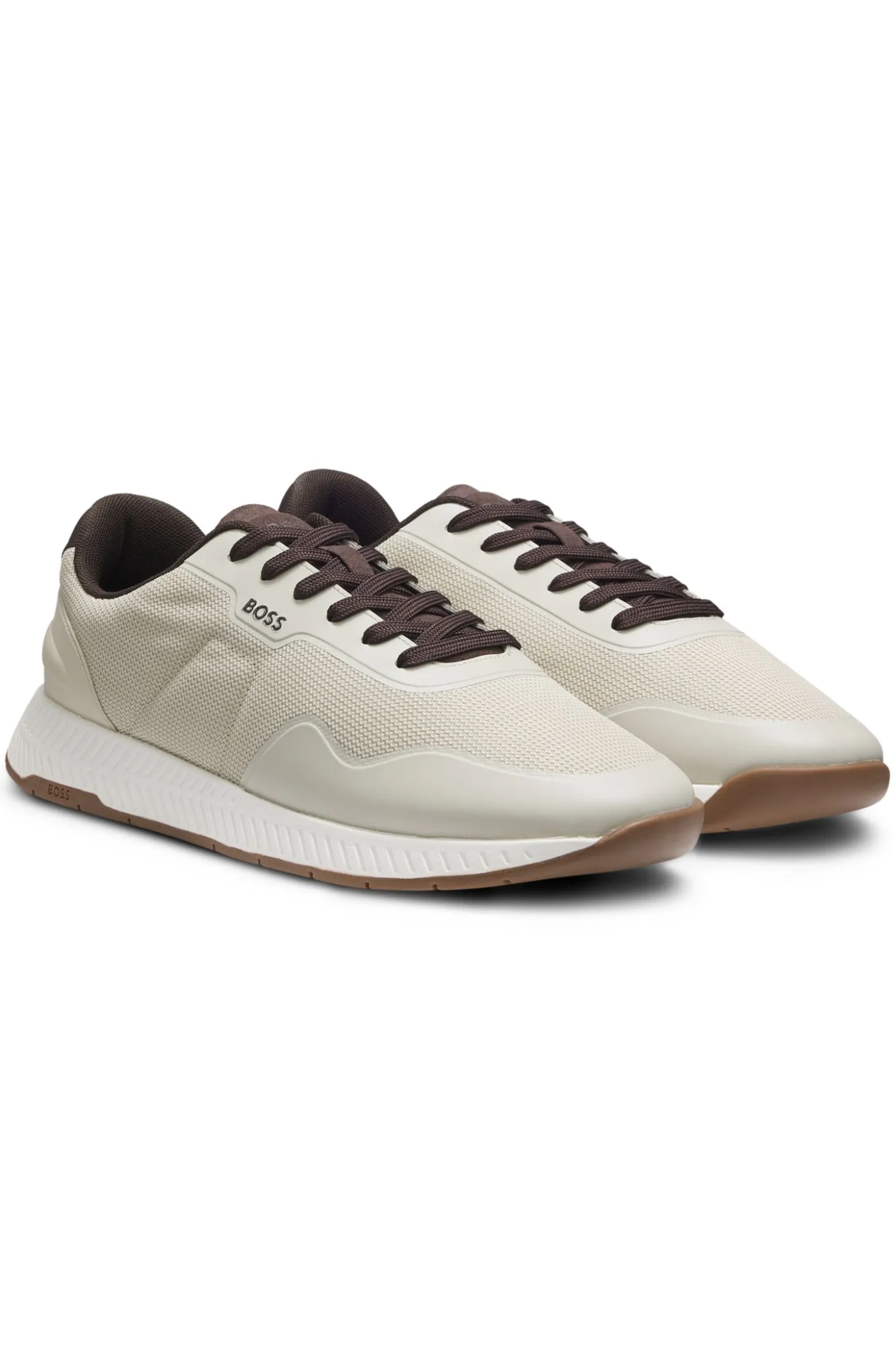TTNM mesh trainers with smooth trims