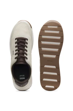 TTNM mesh trainers with smooth trims
