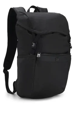 Twill backpack with stacked logo
