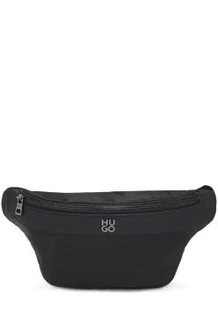 Twill belt bag with stacked-logo hardware