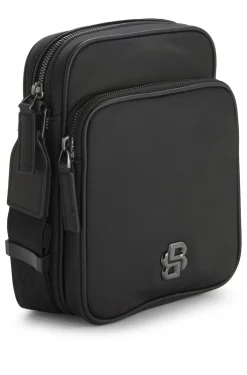 Twill reporter bag with adjustable logo strap