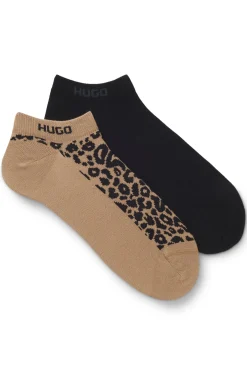 Two-pack of ankle-length cotton-blend socks