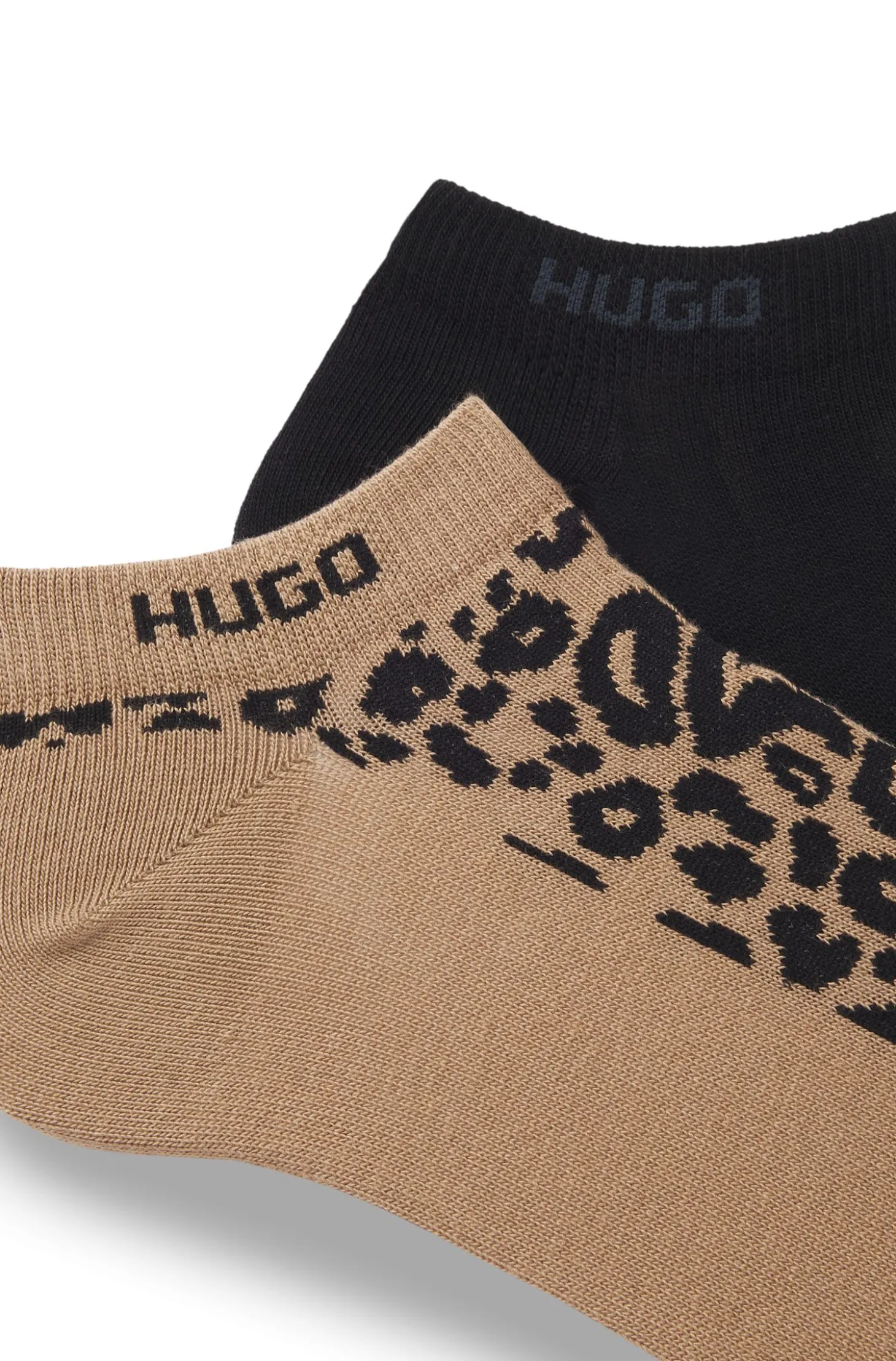 Two-pack of ankle-length cotton-blend socks
