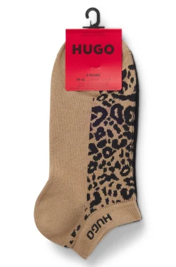 Two-pack of ankle-length cotton-blend socks