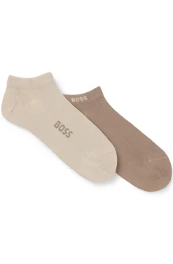 Two-pack of ankle socks in a bamboo blend