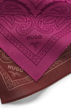 Two-pack of bandanas in printed cotton poplin