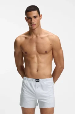 Two-pack of boxer shorts in stretch cotton