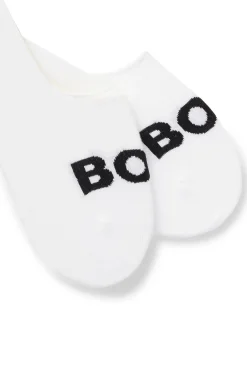 Two-pack of invisible socks in a cotton blend