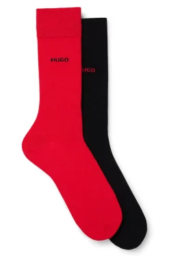 Two-pack of regular-length logo socks