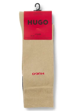 Two-pack of regular-length logo socks