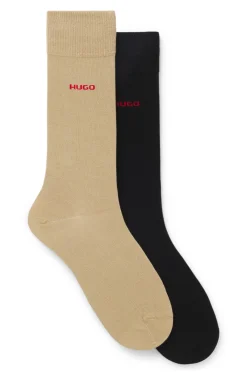 Two-pack of regular-length logo socks
