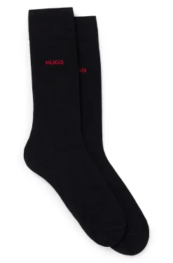 Two-pack of regular-length logo socks