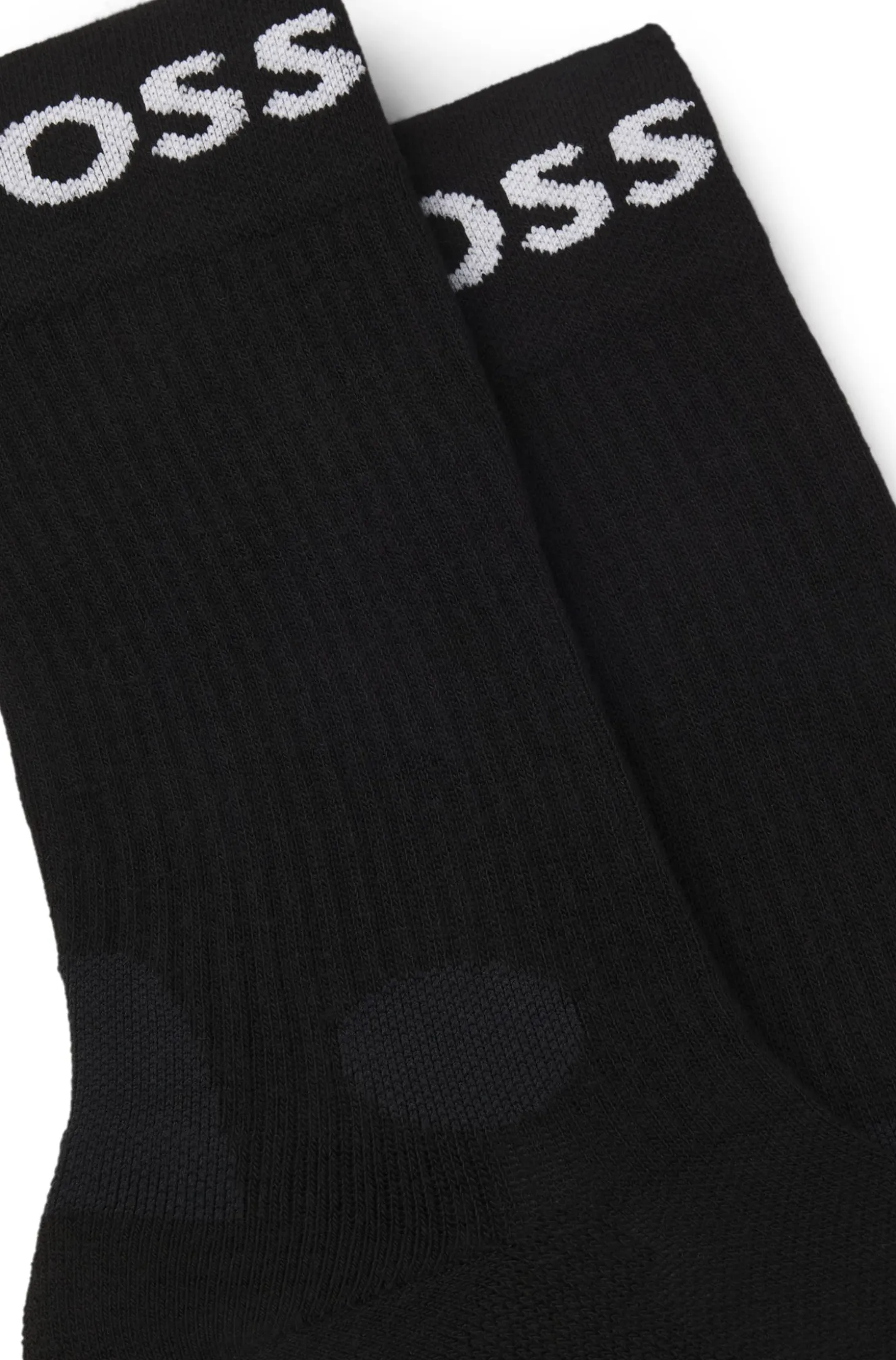 Two-pack of regular-length socks in stretch fabric
