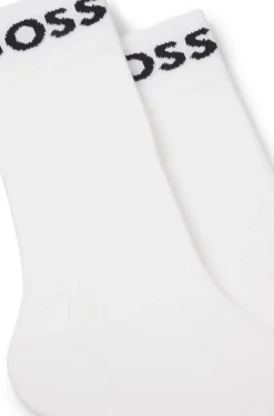 Two-pack of regular-length socks in stretch fabric