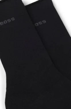 Two-pack of regular-length socks with bamboo