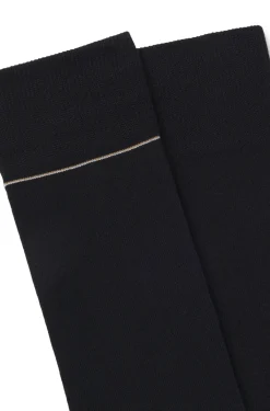 Two-pack of ribbed socks with signature-stripe details