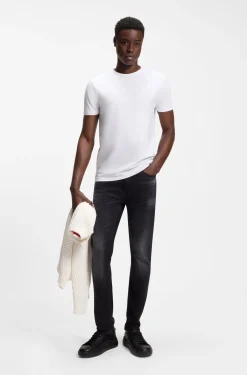 Two-pack of slim-fit T-shirts in stretch cotton