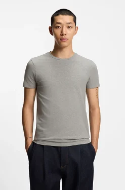 Two-pack of slim-fit T-shirts in stretch cotton