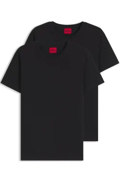 Two-pack of slim-fit T-shirts in stretch cotton