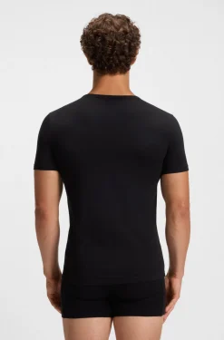 Two-pack of underwear T-shirts in stretch cotton