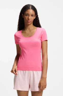 Two-pack of underwear T-shirts in stretch cotton